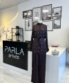 Pearly Collection Taş Detaylı Saten Takım