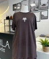 QMASH PRİVE Palmiye Desenli Tişört