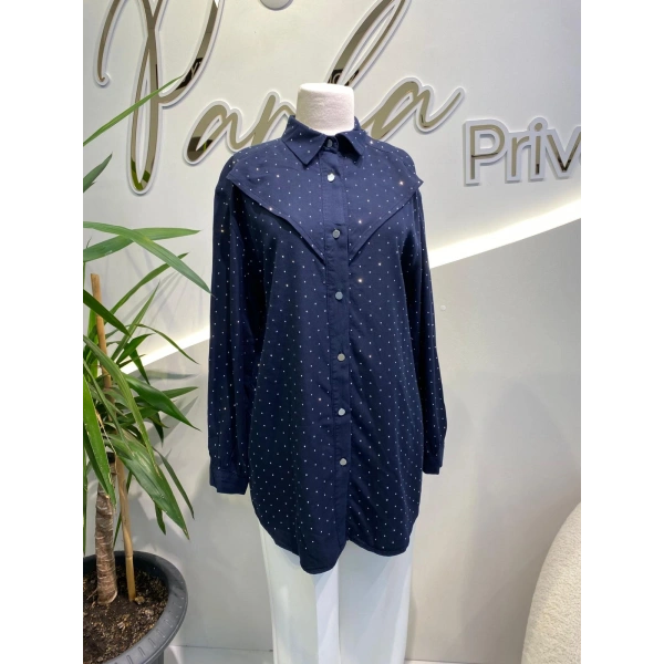 TAŞLI TENSEL GÖMLEK