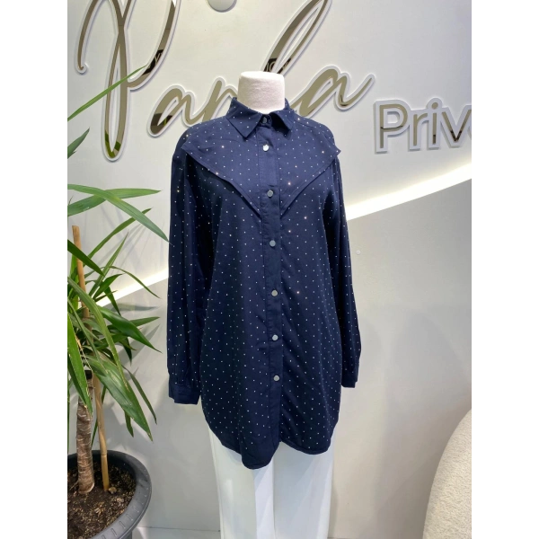 TAŞLI TENSEL GÖMLEK