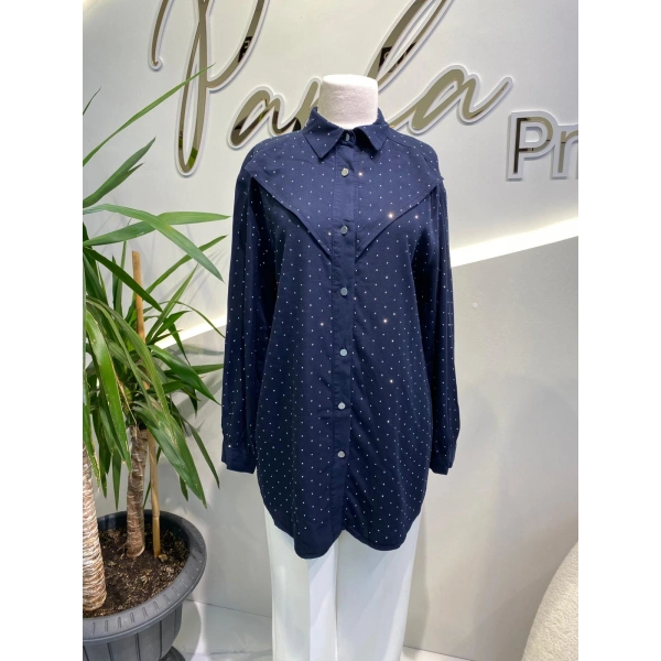 TAŞLI TENSEL GÖMLEK