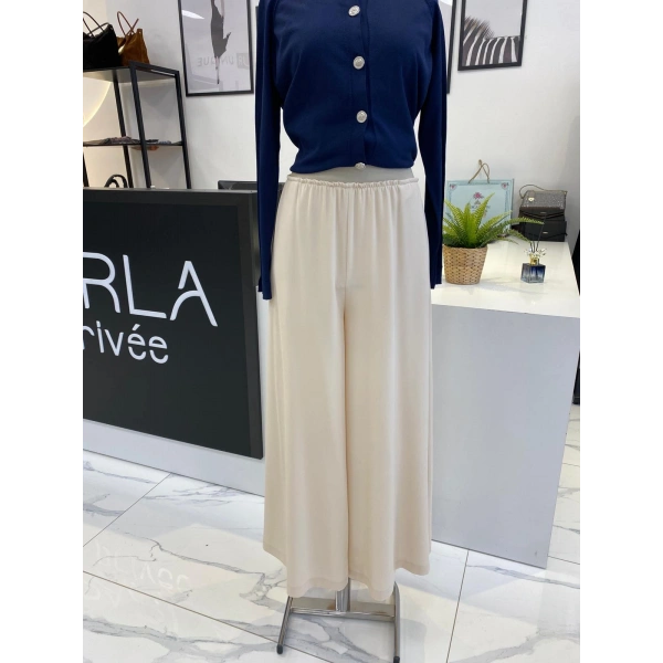 SENTEZ LOGAS GENİŞ PAÇA PANTALON