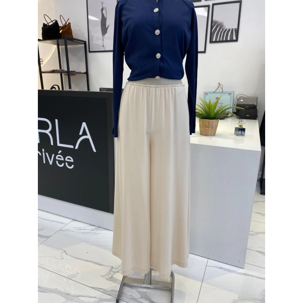 SENTEZ LOGAS GENİŞ PAÇA PANTALON