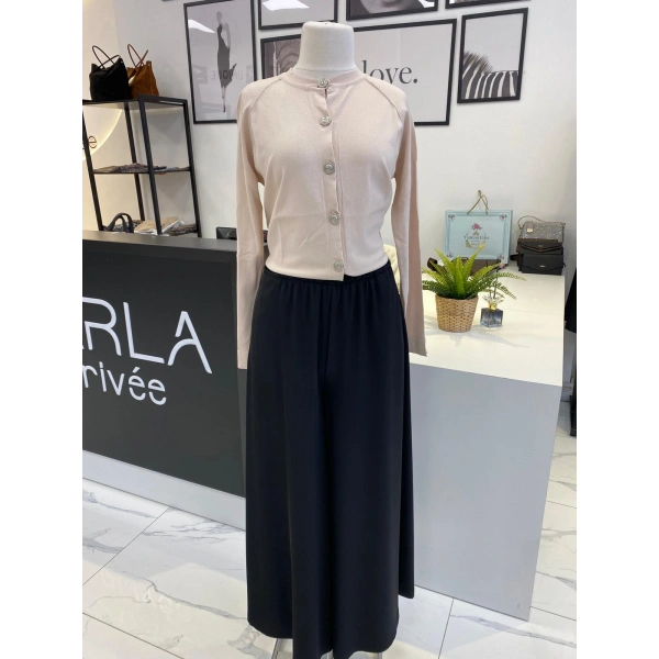 SENTEZ LOGAS GENİŞ PAÇA PANTALON