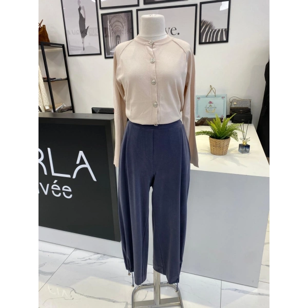 SENTEZ PAÇASI KAPSÜLLÜ AURA ŞALVAR PANTALON