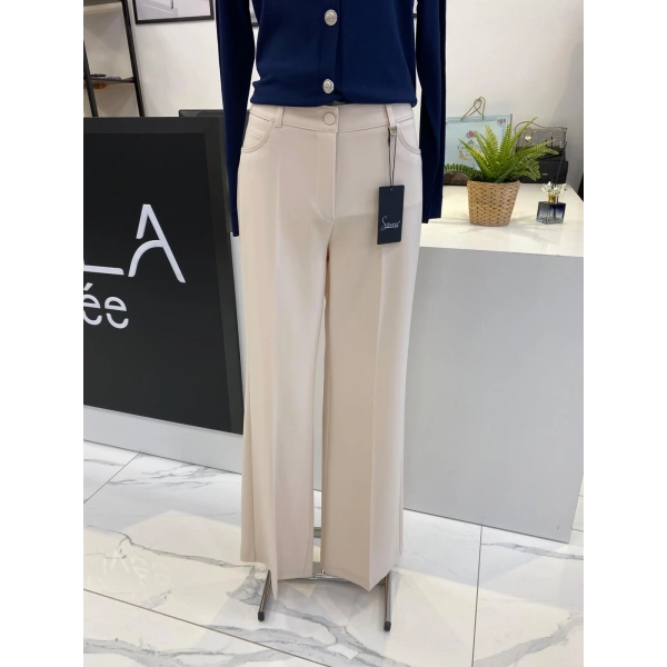 SENTEZ BEŞ CEPLİ İSPANYOL PAÇA PANTALON