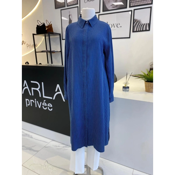 NPRİVE TENSEL ÇİZGİLİ GÖMLEK