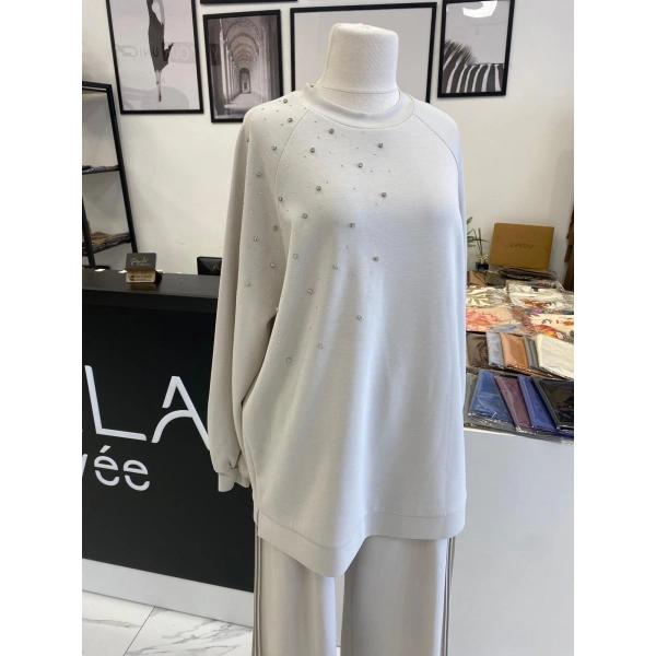 NUSS TAŞ DETAYLI TAKIM