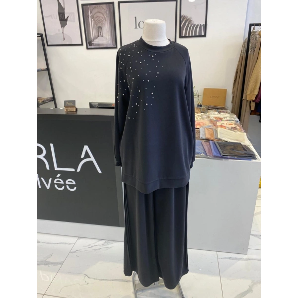 NUSS TAŞ DETAYLI TAKIM