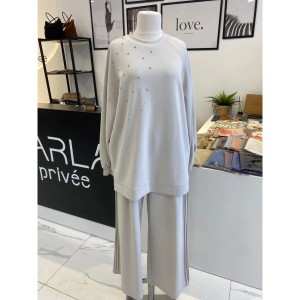 NUSS TAŞ DETAYLI TAKIM