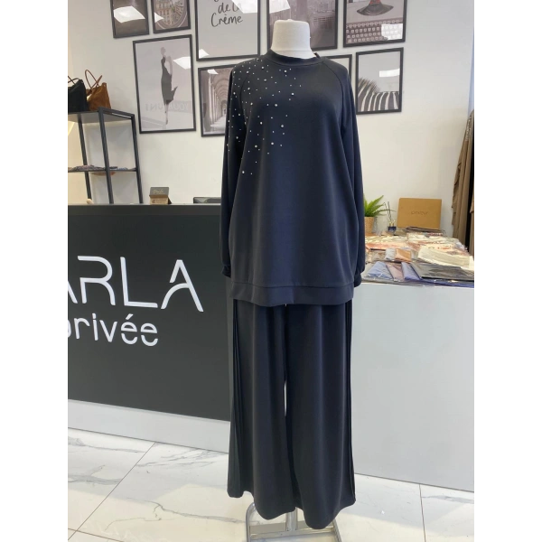 NUSS TAŞ DETAYLI TAKIM