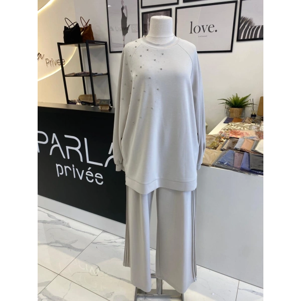 NUSS TAŞ DETAYLI TAKIM