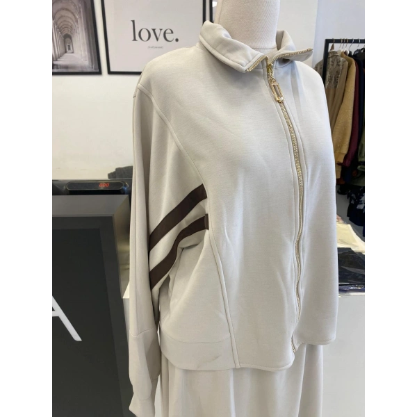 NUSS ŞERİT DETAYLI ETEKLİ TAKIM