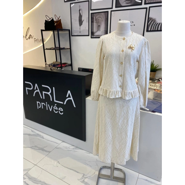 OTTO DESİGEN YAPRAK DESENLİ TAKIM