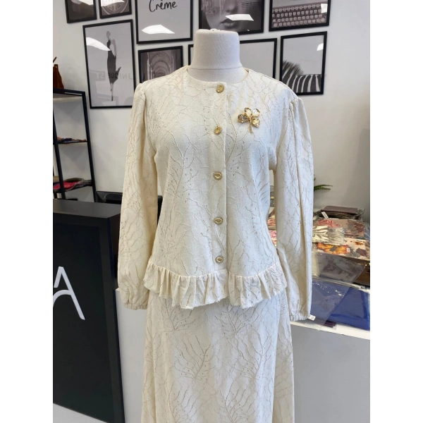 OTTO DESİGEN YAPRAK DESENLİ TAKIM