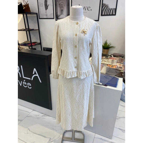 OTTO DESİGEN YAPRAK DESENLİ TAKIM