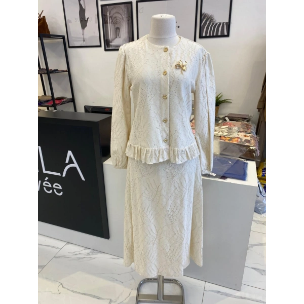 OTTO DESİGEN YAPRAK DESENLİ TAKIM