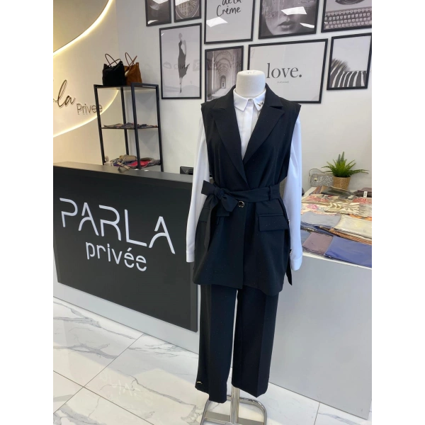 2 K MİNİ TAŞLI YELEK TAKIM