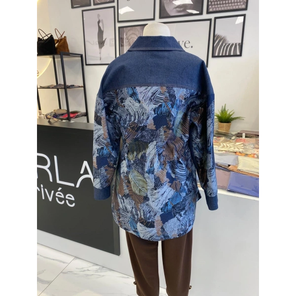 2K DENİM DESENLİ KAP