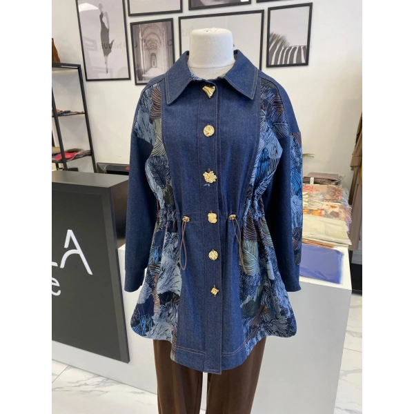 2K DENİM DESENLİ KAP