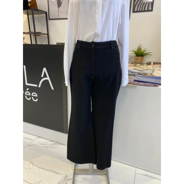 KANVAS İSPANYOL PAÇA PANTALON