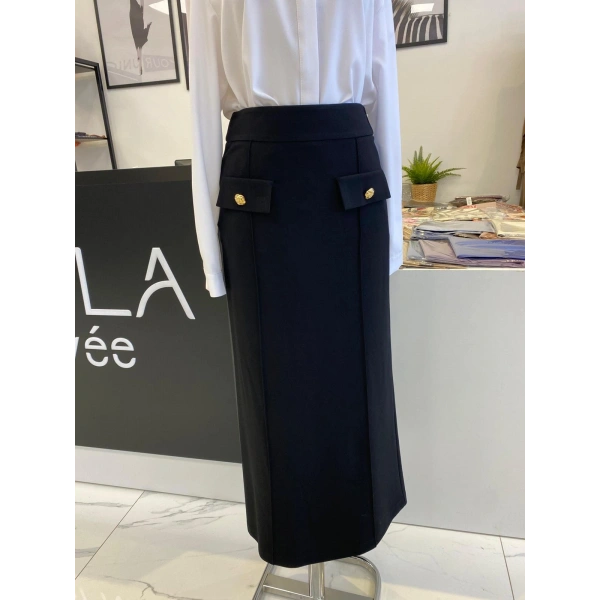 SENTEZ NORA SİYAH ETEK