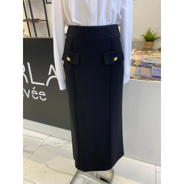 SENTEZ NORA SİYAH ETEK