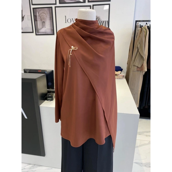 PARLA YAKA DETAYLI GÖMLEK