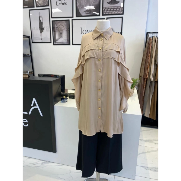 Otto Desigen Önü Volanlı Tunik