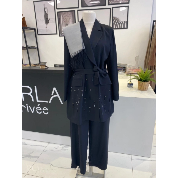 OTTO DESİGEN BONCUK İŞLEMELİ TAKIM