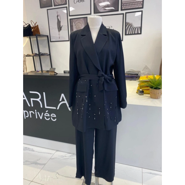 OTTO DESİGEN BONCUK İŞLEMELİ TAKIM