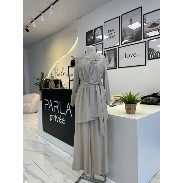 NURCAN ÇETİN 3 LÜ PANTOLONLU TAKIM