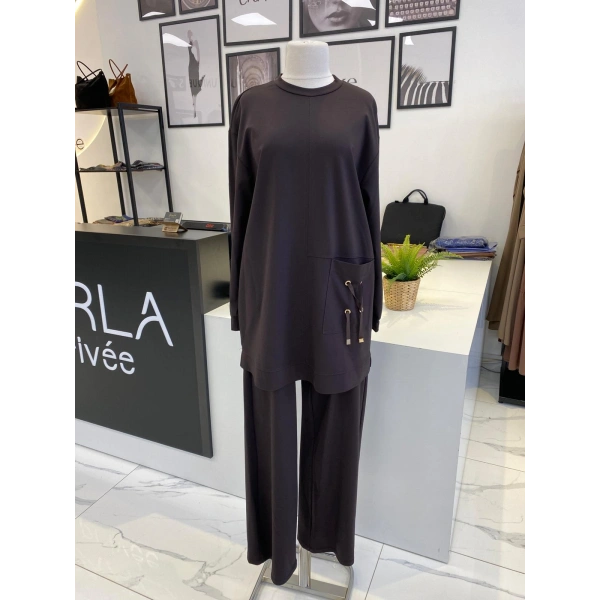 NUSS İP DETAYLI SPOR TAKIM