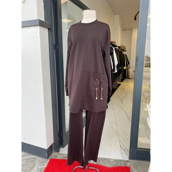 NUSS İP DETAYLI SPOR TAKIM