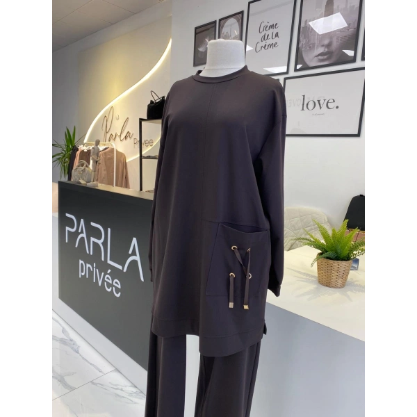 NUSS İP DETAYLI SPOR TAKIM