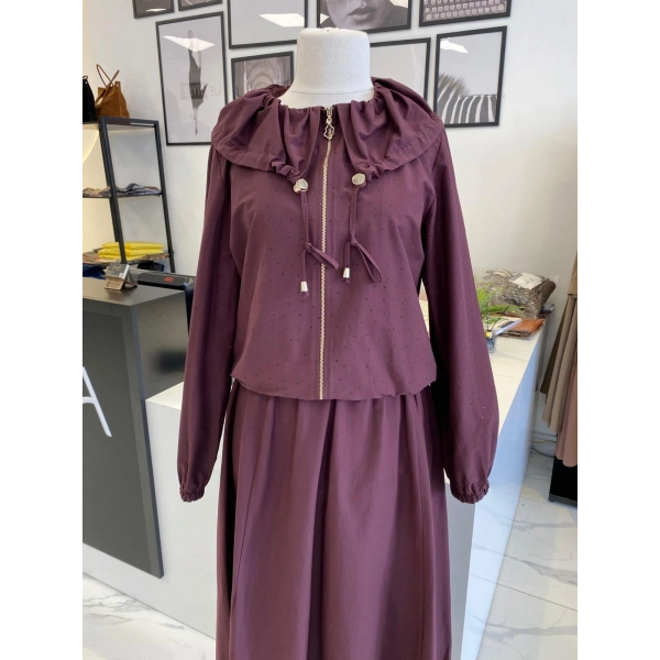 OTTO DESİGEN TAŞLI ETEKLİ TAKIM