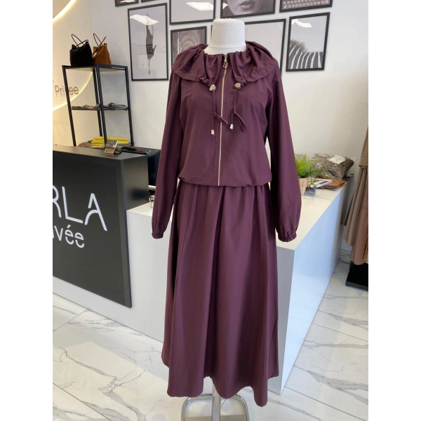 OTTO DESİGEN TAŞLI ETEKLİ TAKIM