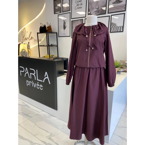 OTTO DESİGEN TAŞLI ETEKLİ TAKIM