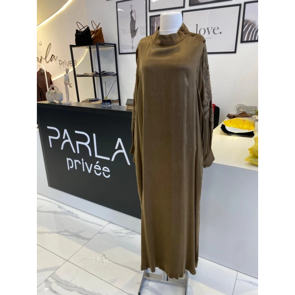 NUSS İPEK CUPRA ELBİSE ELBİSE