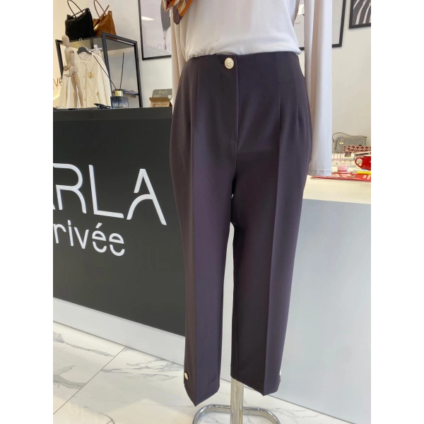 SENTEZ PARADİSE PAÇASI DÜĞMELİ PANTALON