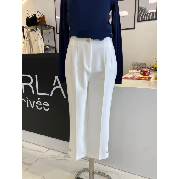 SENTEZ PARADİSE PAÇASI DÜĞMELİ PANTALON