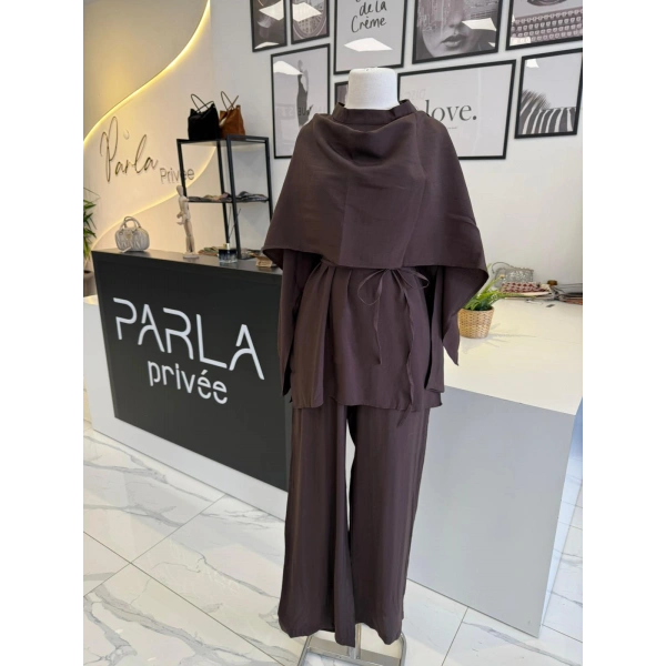 Parla Şal Detaylı Takım