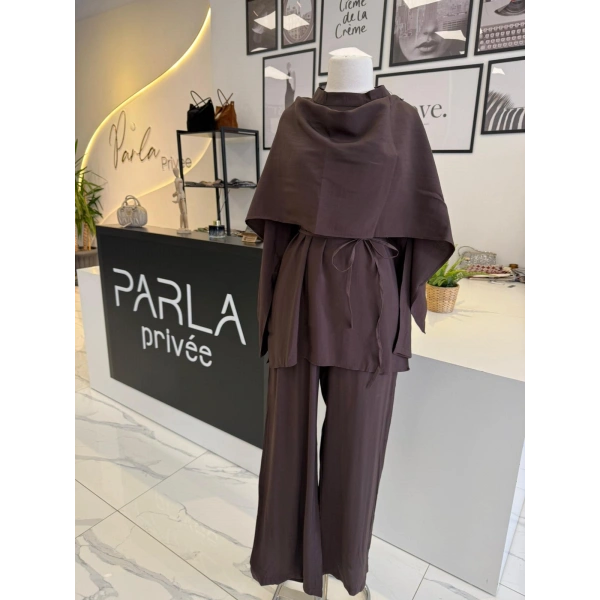Parla Şal Detaylı Takım