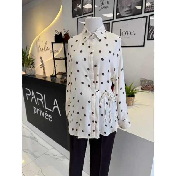 PARLA PUANTİYELİ GÖMLEK