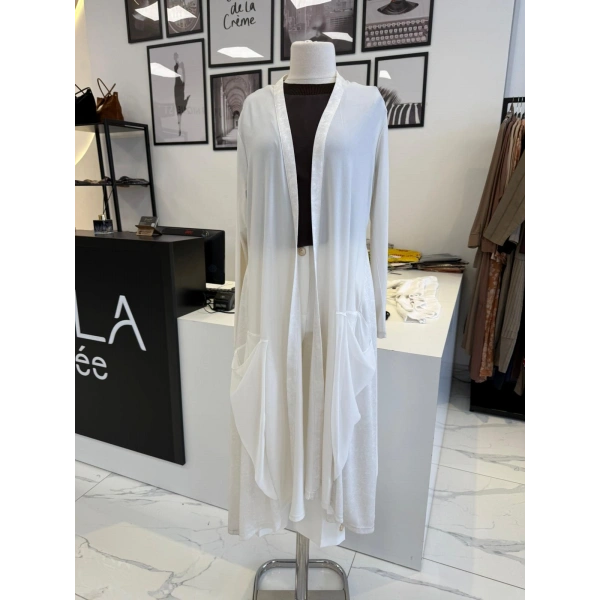 PARLA ŞİFON DETAYLI CEKET