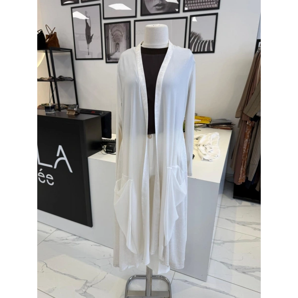 PARLA ŞİFON DETAYLI CEKET