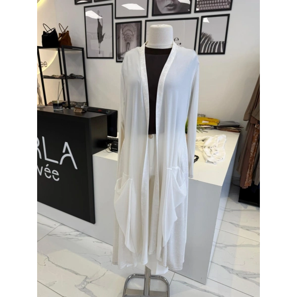 PARLA ŞİFON DETAYLI CEKET