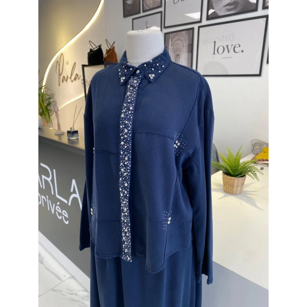 TAŞLI MODAL ETEKLİ TAKIM