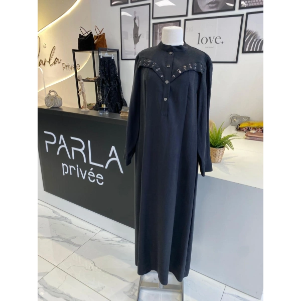 Nuss Zımba Detaylı Elbise