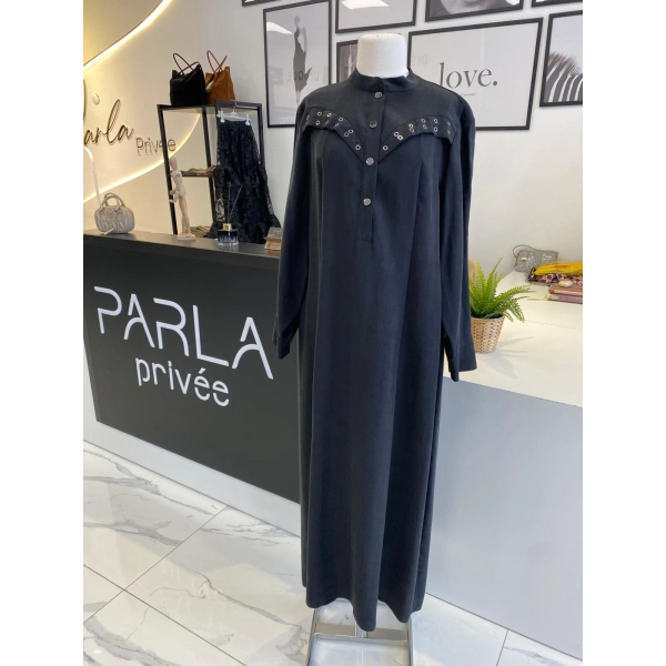 Nuss Zımba Detaylı Elbise